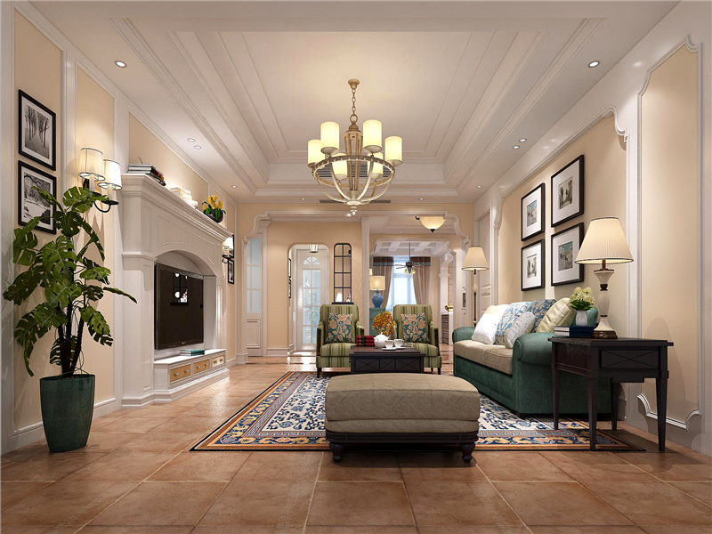 绿湖豪城陈总装修案例