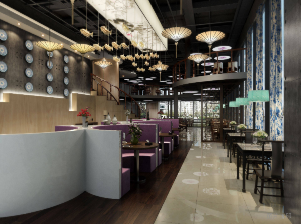 南昌餐饮店面装修公司如何体现出与众不同的视觉感？